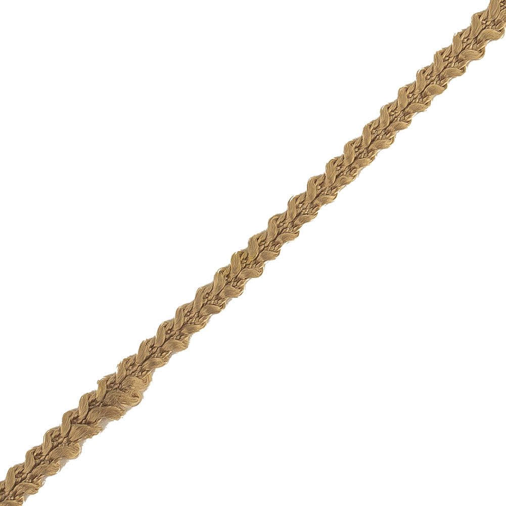 Cuban Sand Cotton Blend Braided Trim - 0.25" Detail