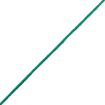 Teal Cotton Blend Braided Trim - 0.25"