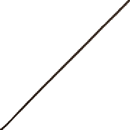 Brown Cotton Blend Braided Trim - 0.1875"