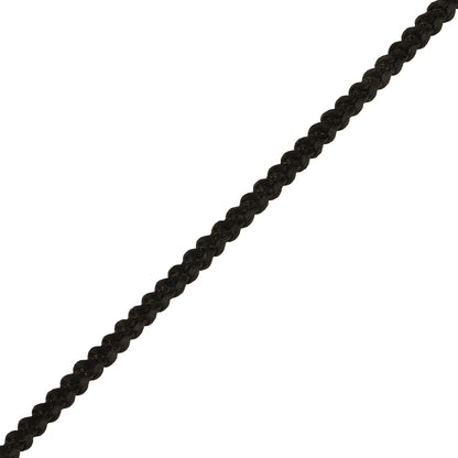 Black Braided Trimming - 0.1875" Detail