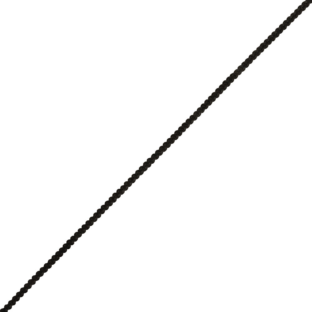 Black Braided Trimming - 0.1875"