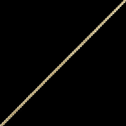 Cream Cotton Blend Braided Trim - 0.1875"