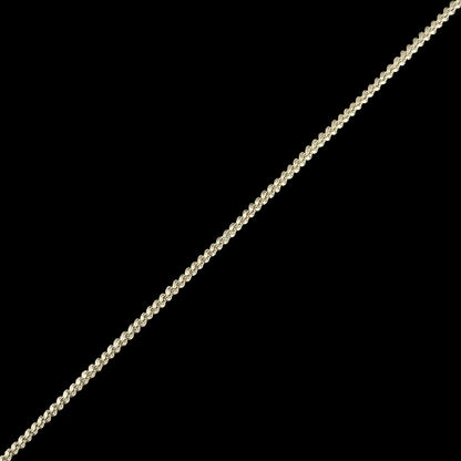 Pale Gray Cotton Blend Braided Trim - 0.1875"