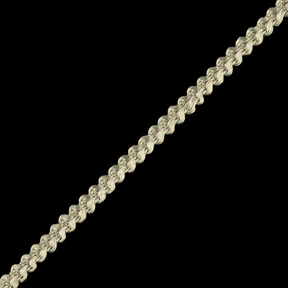 Moonstruck Cotton Blend Braided Trim - 0.1875" Detail