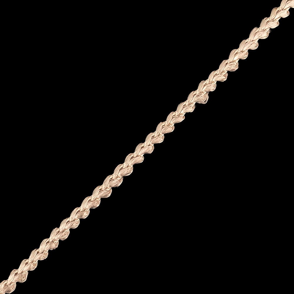 Shell Cotton Blend Braided Trim - 0.1875" Detail