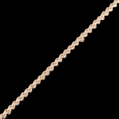 Shell Cotton Blend Braided Trim - 0.1875" Detail