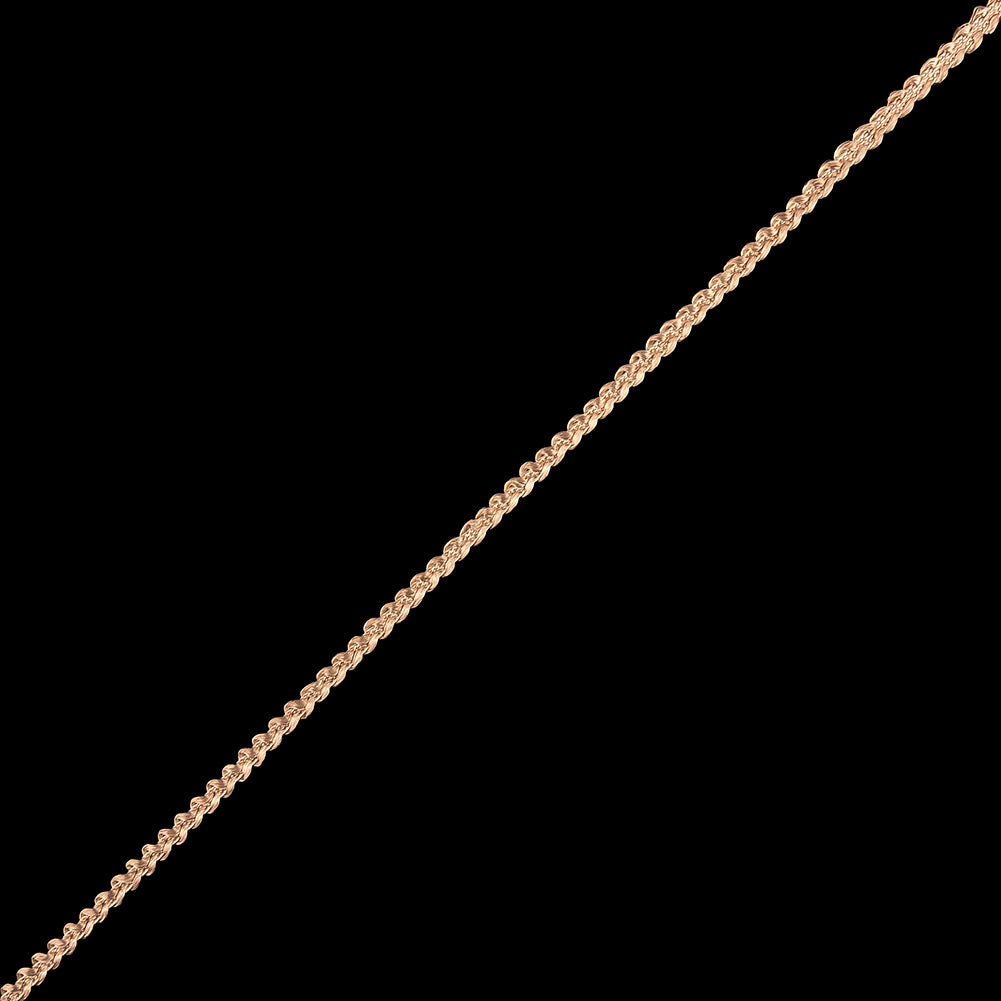 Peach Cotton Blend Braided Trim - 0.1875"