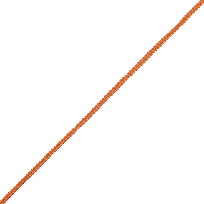 Orange Cotton Blend Braided Trim - 0.1875"