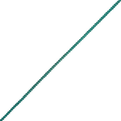 Teal Cotton Blend Braided Trim - 0.1875"