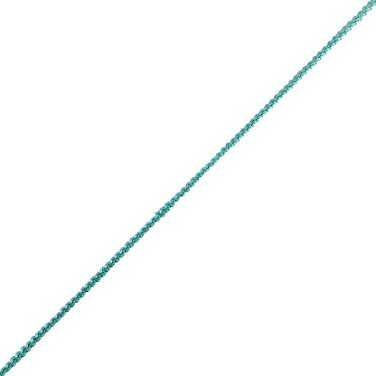 Blue Green Cotton Blend Braided Trim - 0.1875"