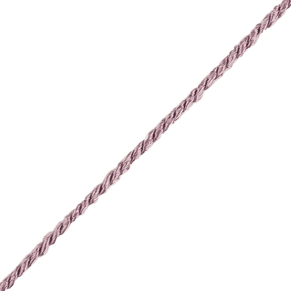 Lilac Cotton Blend Twisted Cord - 2.5mm Detail