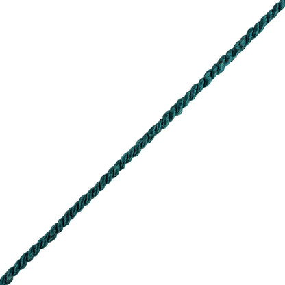Ocean Blue Cotton Blend Twisted Cord - 3mm