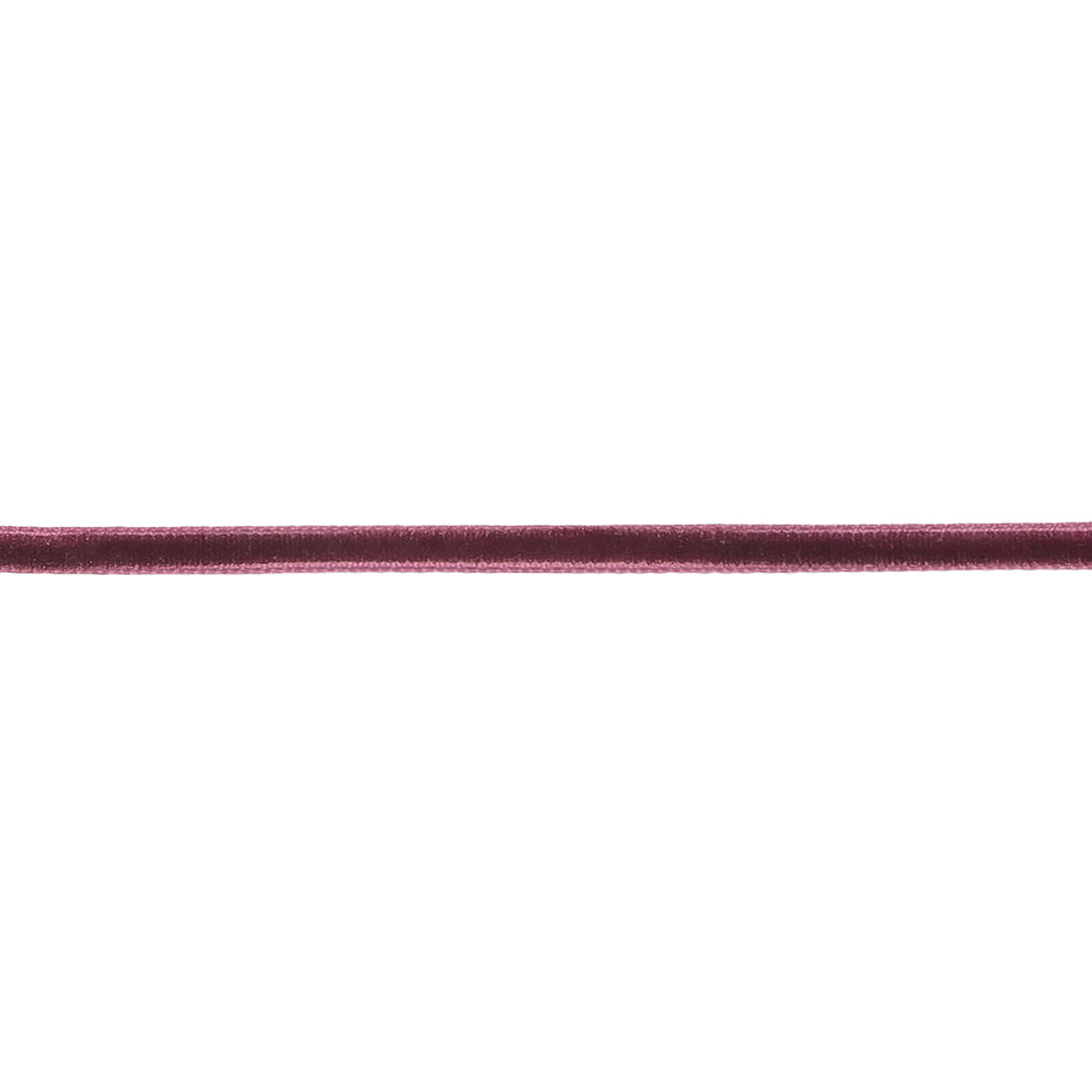Red Violet Single Face Velvet Ribbon - 0.125" Detail