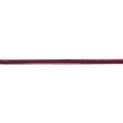 Red Violet Single Face Velvet Ribbon - 0.125" Detail