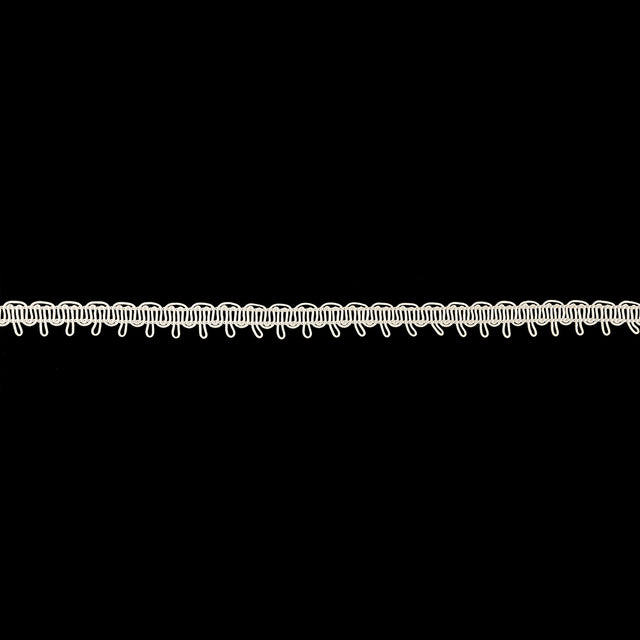 Tofu Waves and Picots Braided Trim - 0.5"