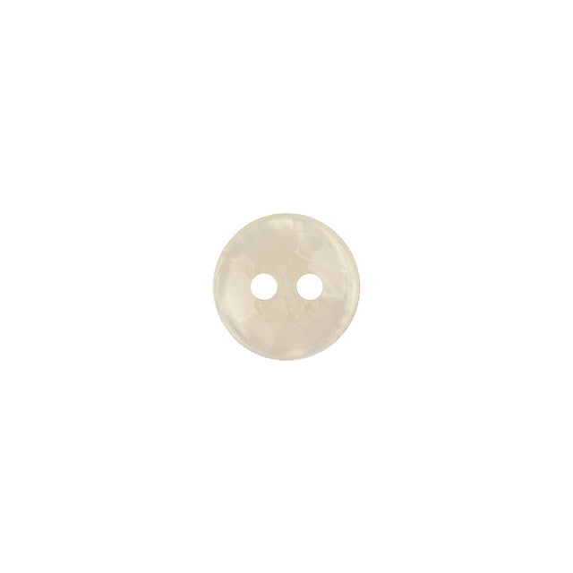 Opal Iridescent 2-Hole Plastic Blouse Button - 16L/10mm