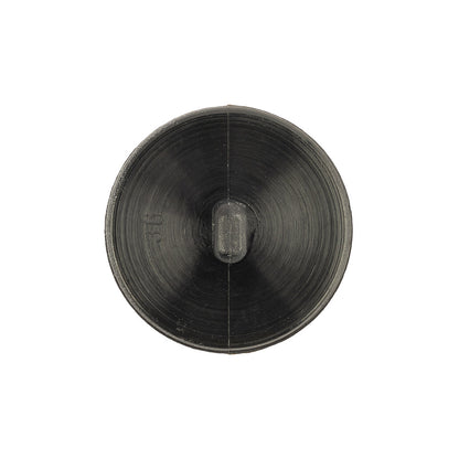 Italian Matte Steel Faceted Metal Look Shank Back Button - 36L/23mm Detail