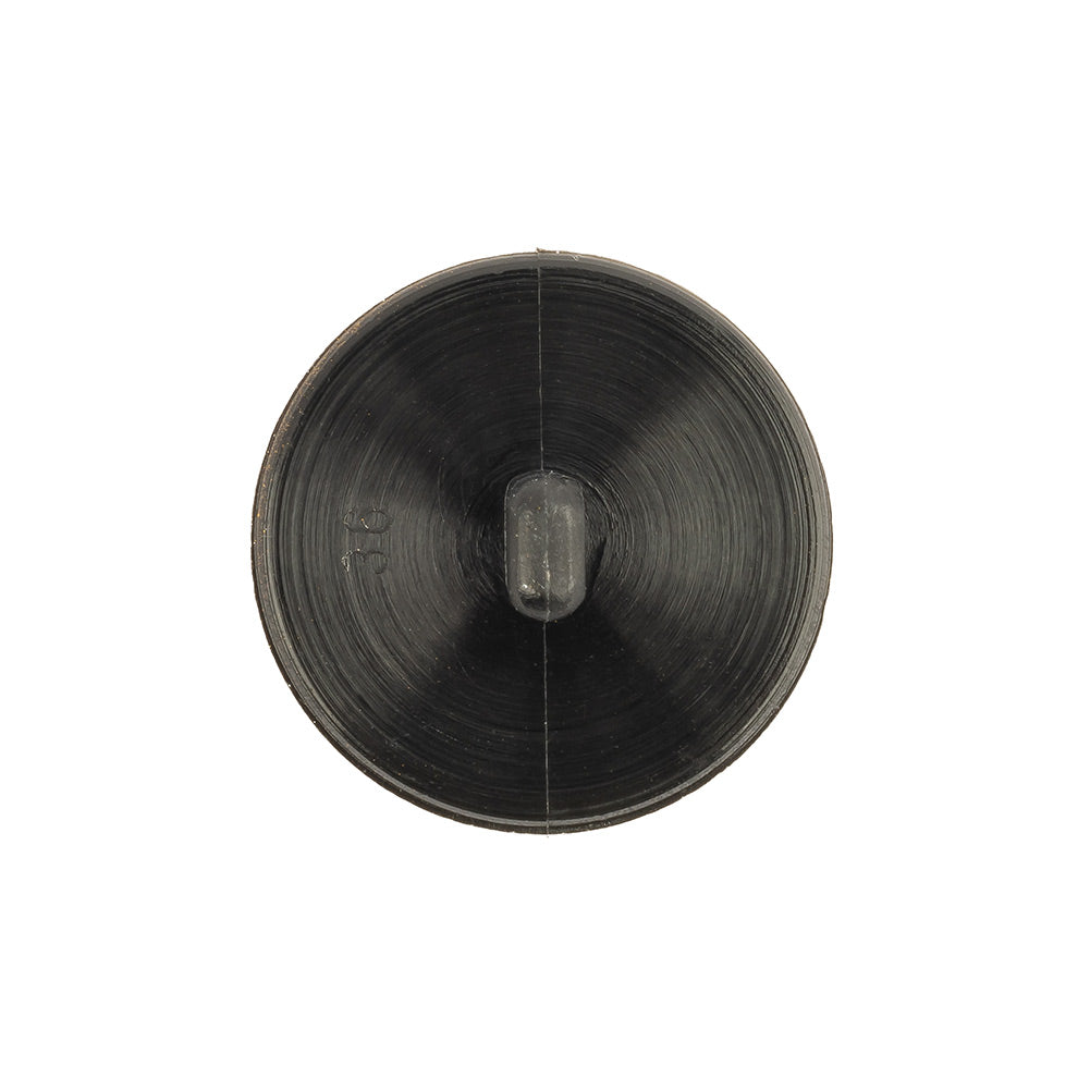 Italian Matte Brass Faceted Metal Look Shank Back Button - 36L/23mm Detail
