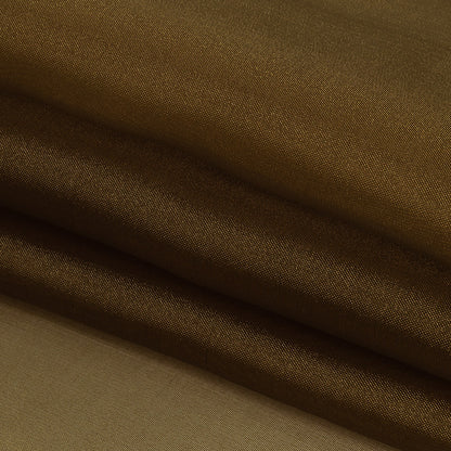 Golden Olive Polyester Organza Folded