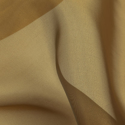Golden Olive Polyester Organza Detail