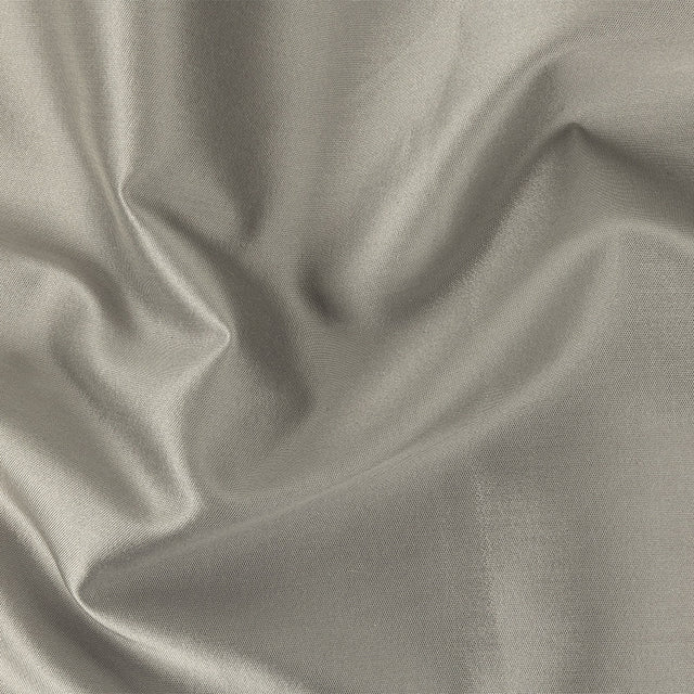 Ash Gray Luminous Silk and Wool Woven