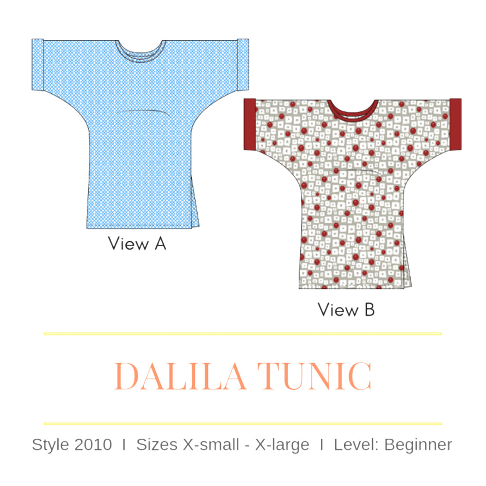 Coverups: Dalila Tunic & Melissa Pareo Sirena Sewing Pattern Folded