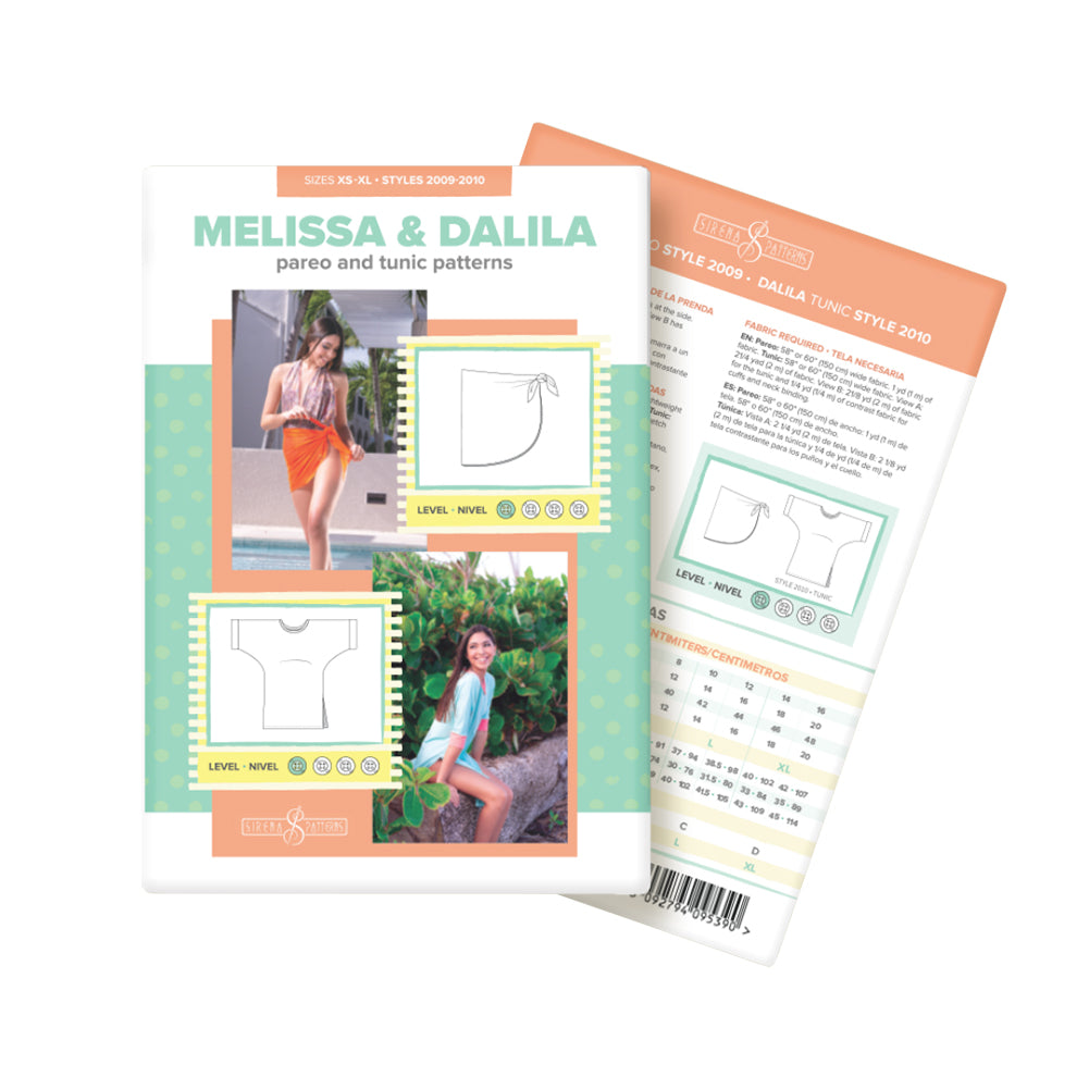 Coverups: Dalila Tunic & Melissa Pareo Sirena Sewing Pattern