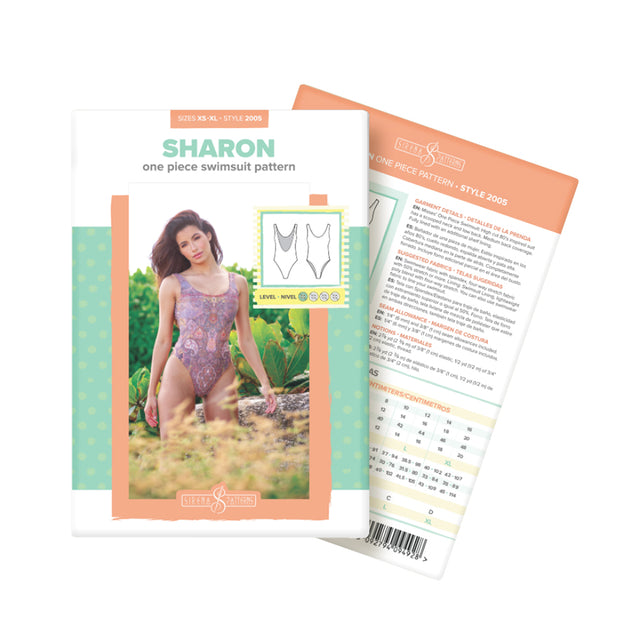 Sharon One Piece Swimsuit Sirena Sewing Pattern