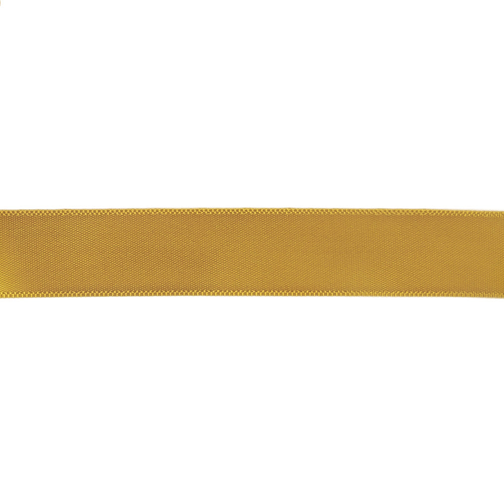 Amber Single Faced Satin Ribbon - 0.625" Detail