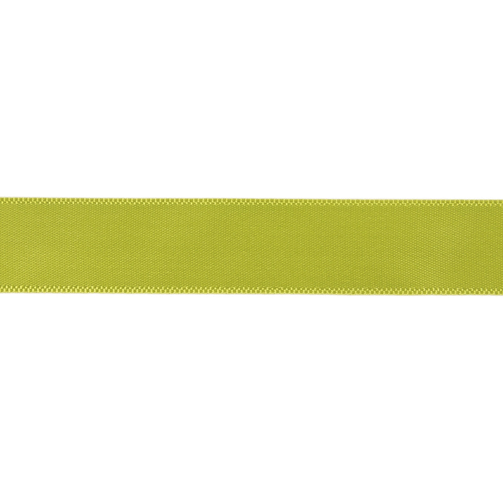 Spring Green Single Faced Satin Ribbon - 0.625" Detail