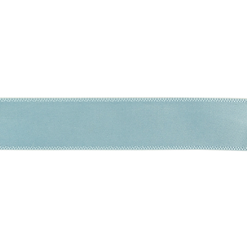Pale Blue Single Faced Satin Ribbon - 0.625" Detail