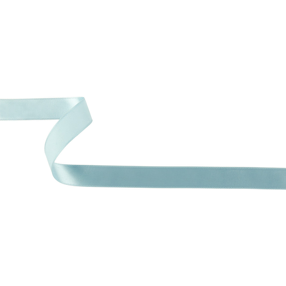 Pale Blue Single Faced Satin Ribbon - 0.625"