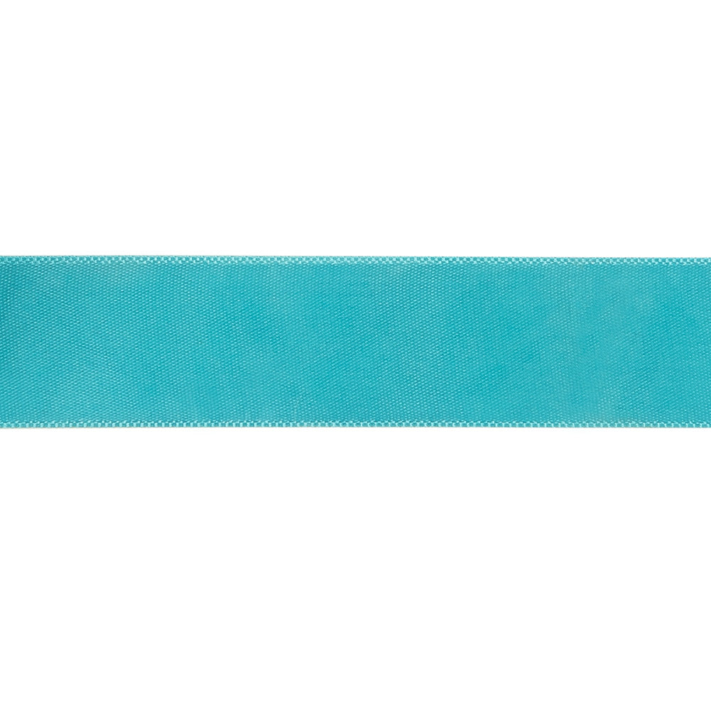 Bachelor Button Single Faced Satin Ribbon - 0.875" Detail