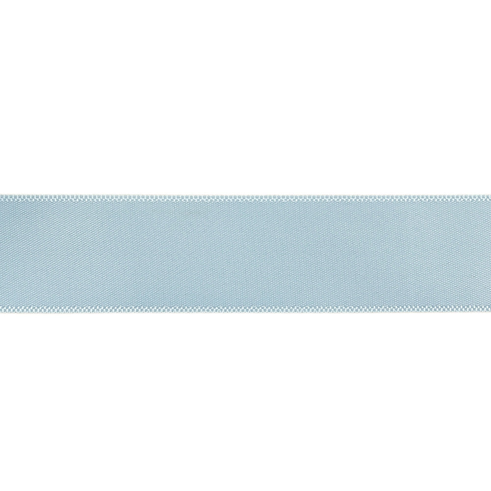 Pale Blue Single Faced Satin Ribbon - 0.875" Detail
