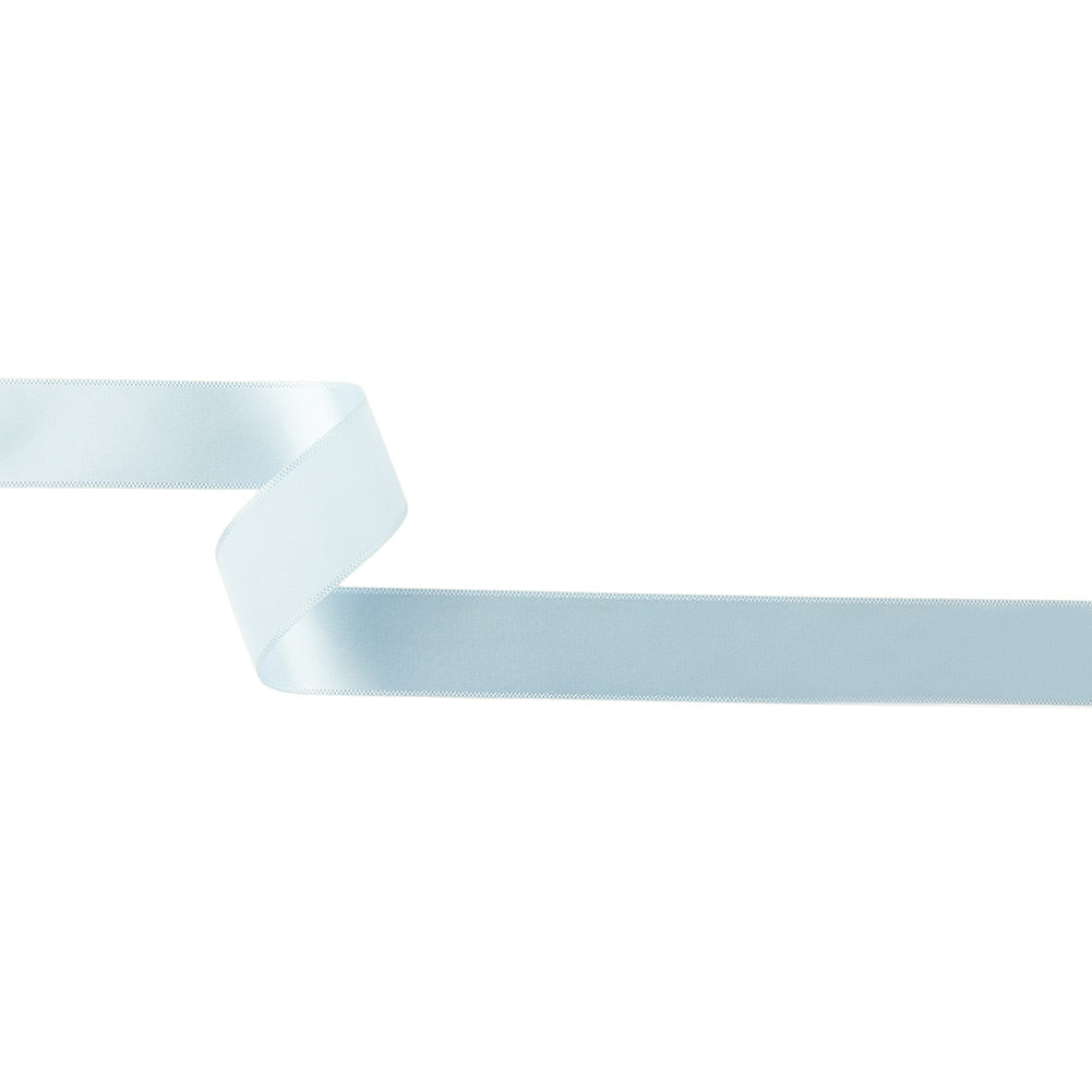 Pale Blue Single Faced Satin Ribbon - 0.875"