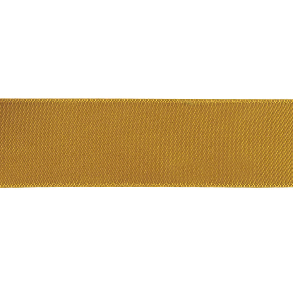 Amber Single Faced Satin Ribbon - 1" Detail
