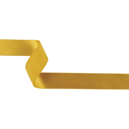 Amber Single Faced Satin Ribbon - 1"