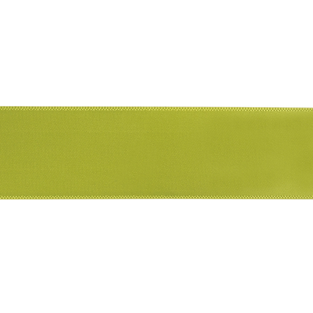Spring Green Single Faced Satin Ribbon - 1" Detail