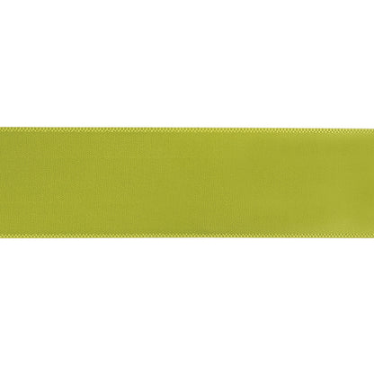 Spring Green Single Faced Satin Ribbon - 1" Detail