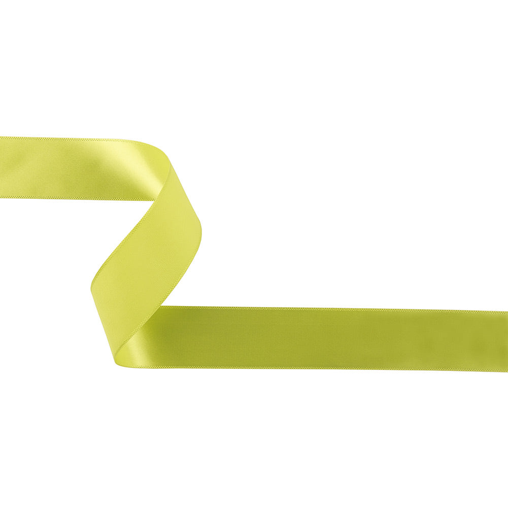 Spring Green Single Faced Satin Ribbon - 1"