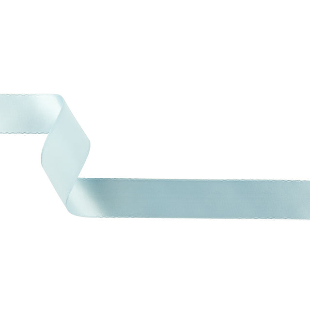 Pale Blue Single Faced Satin Ribbon - 1"