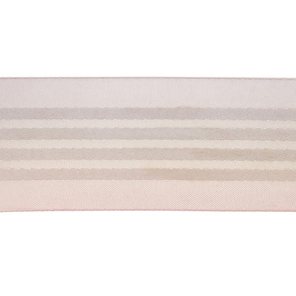 Pink and Lavender Ombre Sheer Ribbon with Satin Stripes - 1.5" Detail