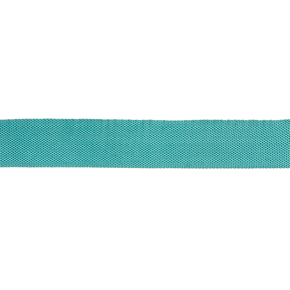 Teal Woven Rayon Seam Binding - 0.5625" Detail