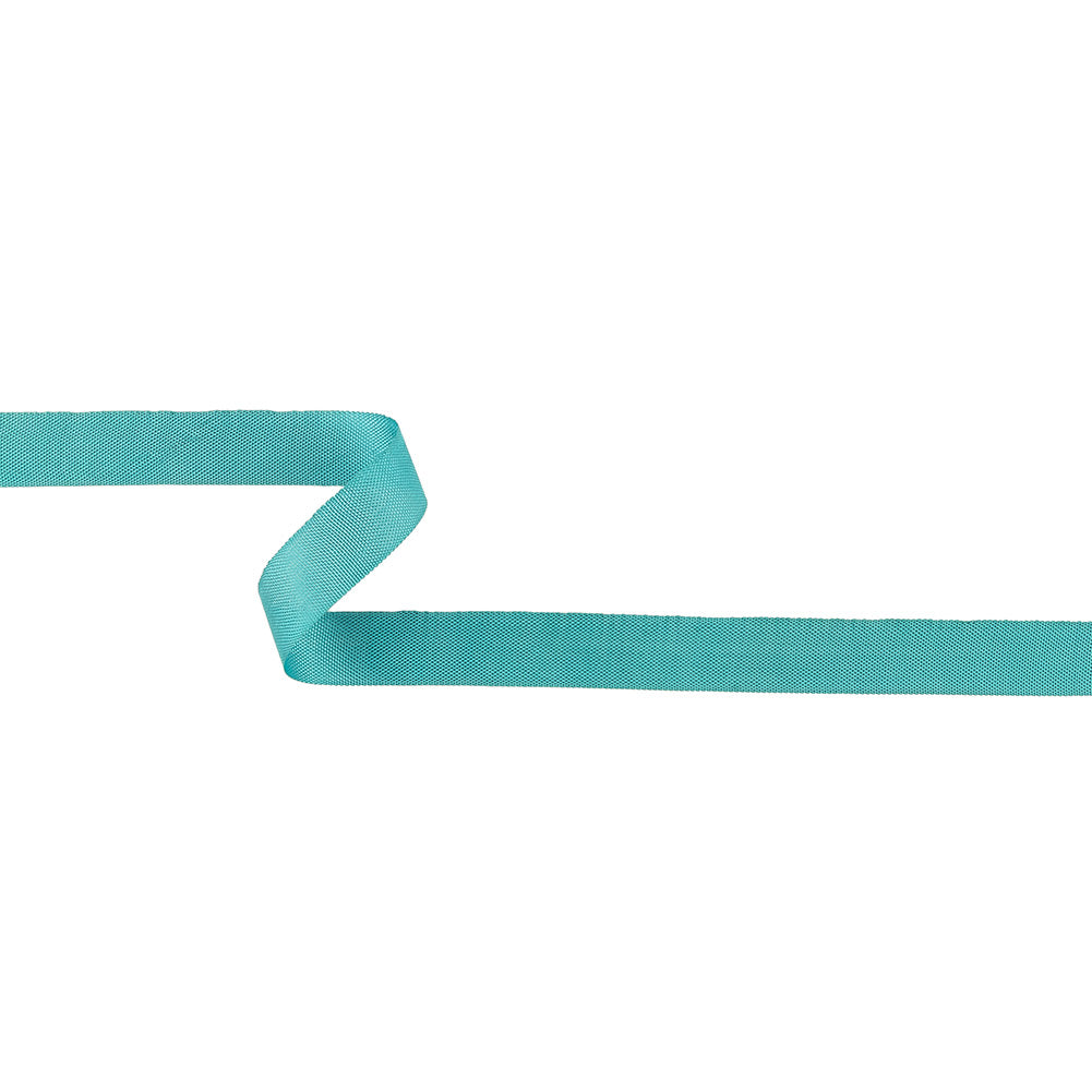 Teal Woven Rayon Seam Binding - 0.5625"