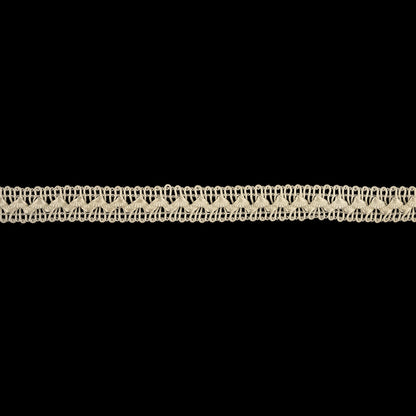 Cloud Dancer Raised Zig Zag Braided Trim - 0.5"