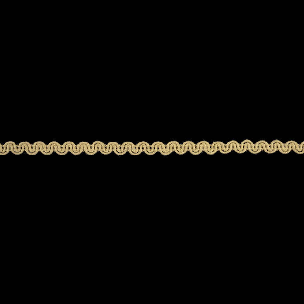 Natural Wavy Wool Gimp Braided Trim - 0.25"