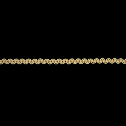 Natural Wavy Wool Gimp Braided Trim - 0.25"