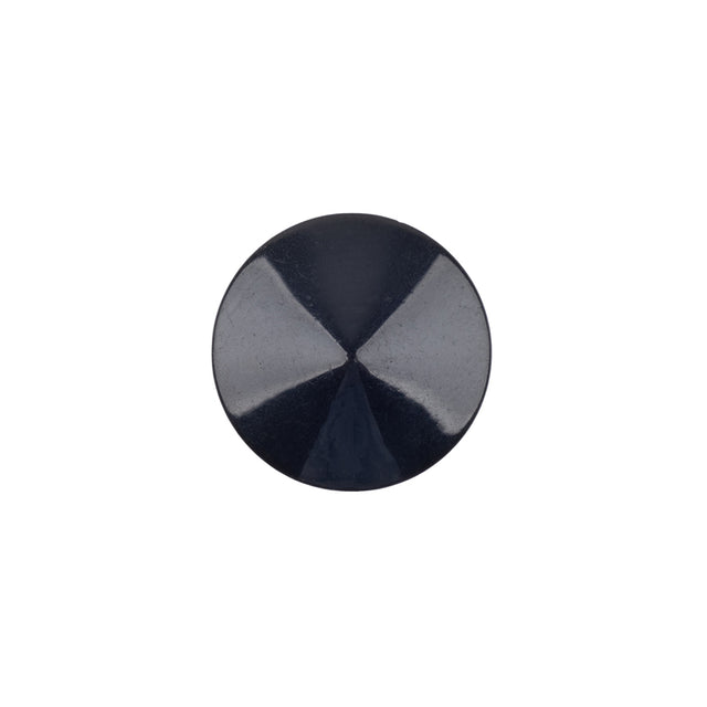 Italian Midnight Navy Cone Shaped Shank Back Button - 24L/15mm