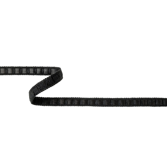 Tap Shoe Braided Trim with Satin Ribbon Center - 0.4375"