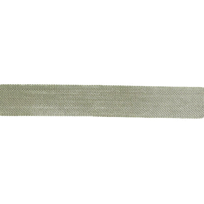 Pale Green Woven Edge Rayon Seam Binding - 0.5" Detail